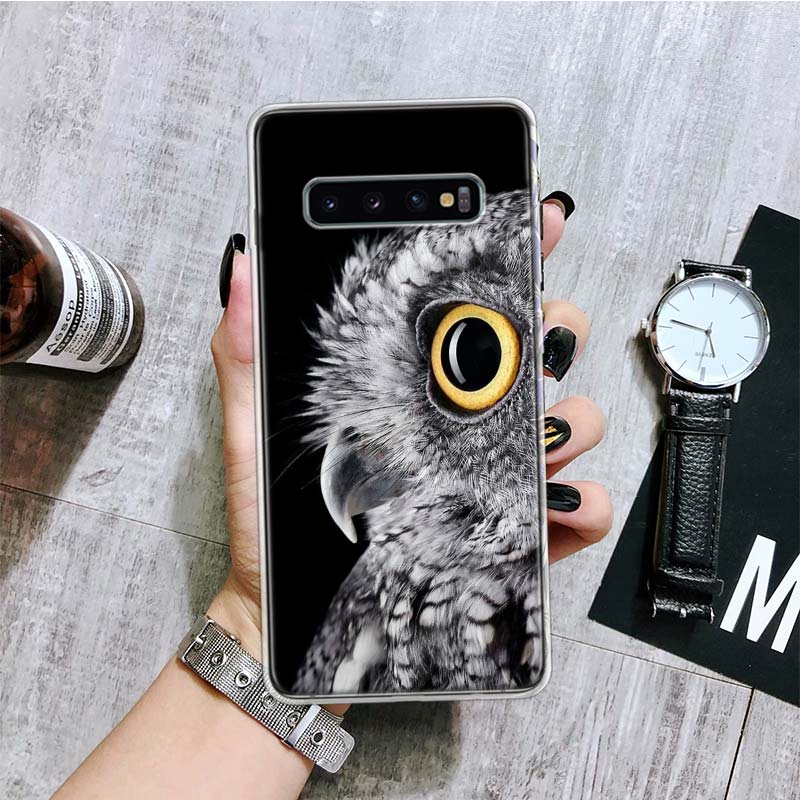 

Милый Чехол для Телефона с Совой для Samsung Galaxy S26 S25 Edge S24 S23 FE S22 Ultra S21 Plus S20 + Fundas Cover Coque Galaxy S25 S Samsung S22