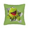 Kermit  Square Pillow Case Polyester Decorative Pillow The Frog Meme  Fashion Pillowcover Home Decor
