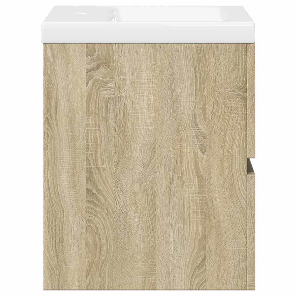 Vidaxl Set di Mobili da Bagno a 2 Pezzi, Colore Rovere Sonoma