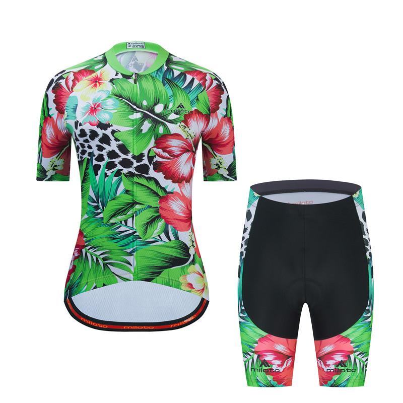 Team Cycling Jersey Set for Women, MTB Bike Clothing, Racing Bicycle Clothes, 2026 Summer Breathable Cycling Suit Set