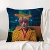 D-Dpr Ian Saint Pillow Case Natural Linen Organic Fabric Double-Sided Printing Breathable Perfect Gift For Decor