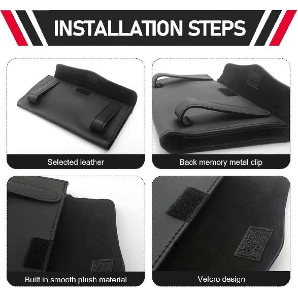 Car Visor Tissue Holder, Upgraded Version Hanging Tissue Holder in Car, Premium PU Leather Paper Napkin Organizer, Universal for Vehicles, Trucks,