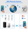 Multi-function Tuya Wifi Smart Socket App Control Support Google Alexa Voice Plug Timing Power Outlet For Home House