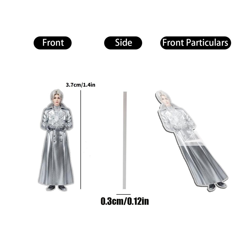 Kalendarz Adwentowy 2025, 24 Dni Świąteczny Kalendarz Adwentowy z 24 Sztukami Ozdób, Codzienne Niespodzianki Chill, Ozdoby Akrylowe 2D Dekoracja Świąteczna