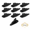 10 x Car EVO-Style Roof Shark Fins Wing Spoilers Generator Universal Decorative