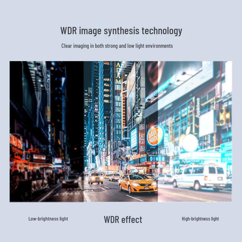 U-Shaped WiFi Dash Cam with Mobile Connectivity, HD Recording, 24-Hour Parking Monitor, Universal Fit