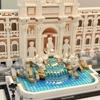 1880 pezzi Modello di Edificio Fontana Famoso nel Mondo Puzzle a Blocchi di Assemblaggio Kit Educativo per Adulti Regalo di Compleanno Natale
