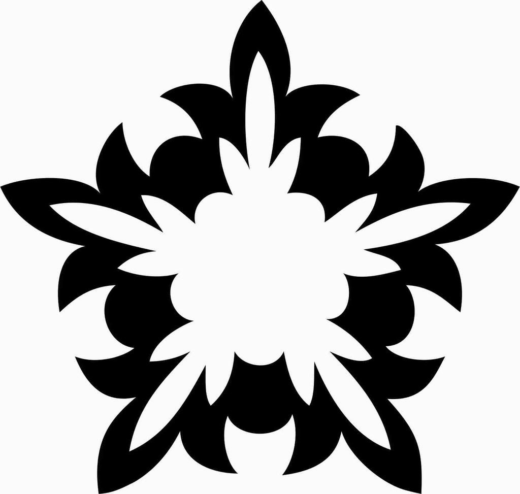 Printtoo Floral Pattern Square Crafting Stamp Wooden Rubber Stamps Scrap-booking-2 x 2