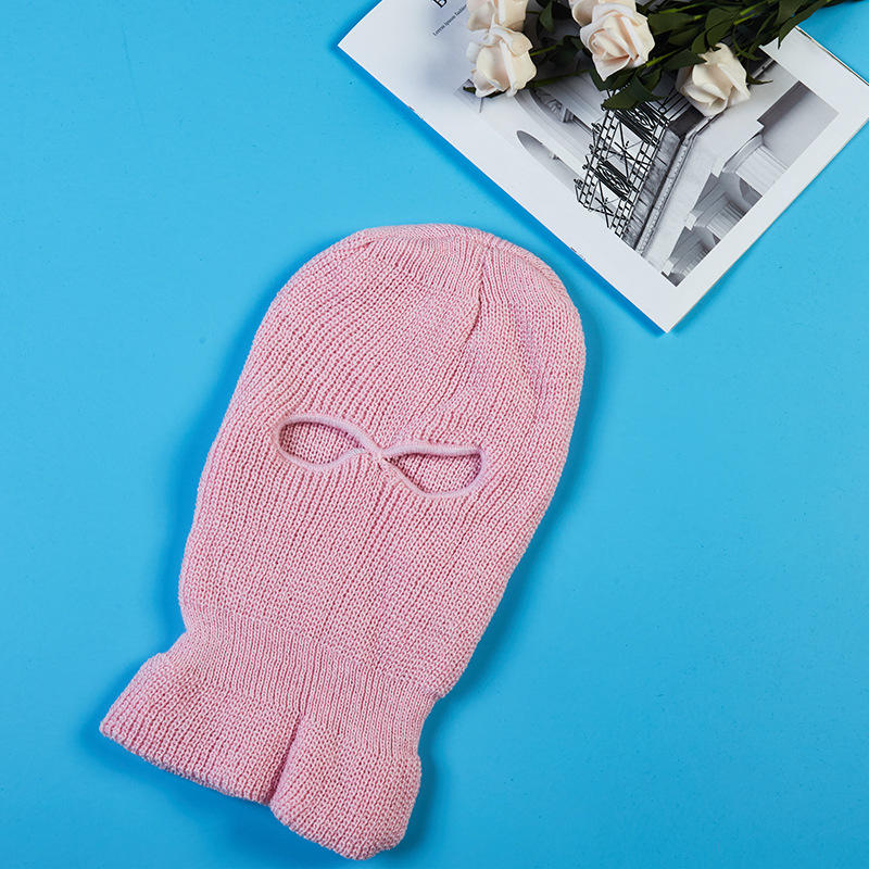 Thermal Knitted Balaclava Full Face Mask Open-Hole for Cold Weather Winter Outdoor Windproof Ski Mask for Men Women