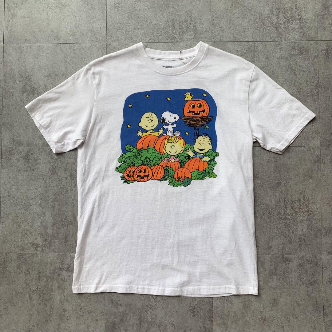 

[USED] 00s~ PEANUTS Snoopy T-shirt USA Vintage Character Anime