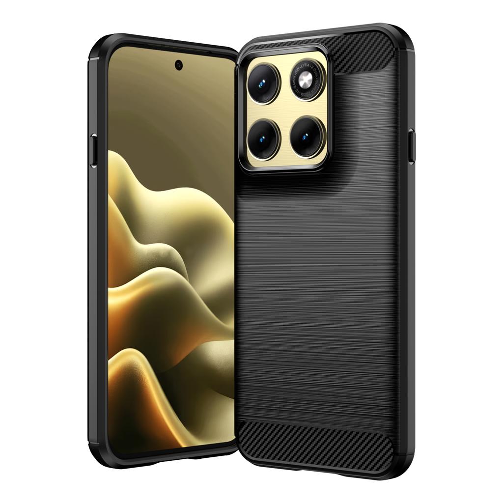Motorola Moto Edge 2026 Phone Case,Flexible TPU Carbon Fiber Shock Protective Case Cover for Motorola Moto Edge 2026