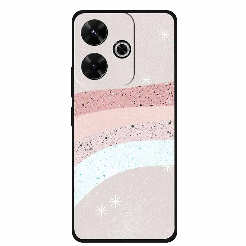 Fashion Cover For Xiaomi Poco M6 Pro Girly Case For Funda Poco M6 Coque Soft Silicone Phone Case Xiaomi Poco M6 Pro Protector