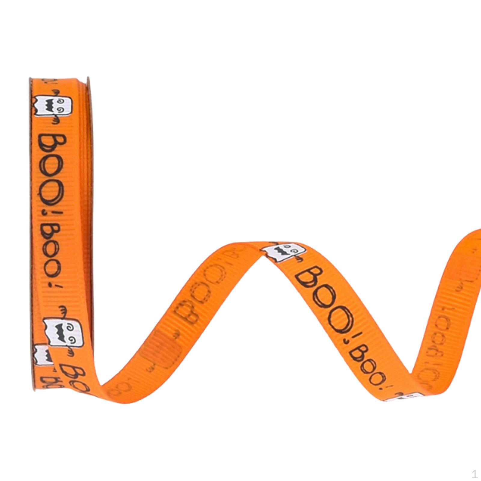 

Хэллоуин Лента Декоративная Упаковочная Подарочная Коробка Принадлежности Декор для Цветка оранжевый