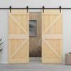 NARVIK Interior Door Solid Pine Natural Finish 80 X 210 Cm