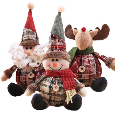 Santa Claus Doll Chirstmas Decorations Home Decor Table Elk Doll Christmas Ornaments Xmas Navidad Gifts Happy New Year