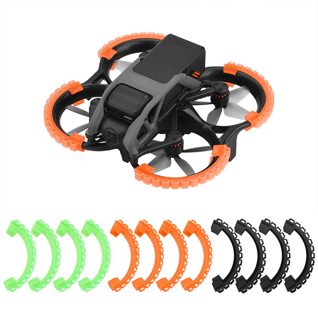 4pcs Propeller Protective Cover Anti-collision Ring Drop Resistant Safety Cover Compatible For Dji Avata