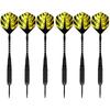 Set Of 6 Sisal Darts - Professional - Gold