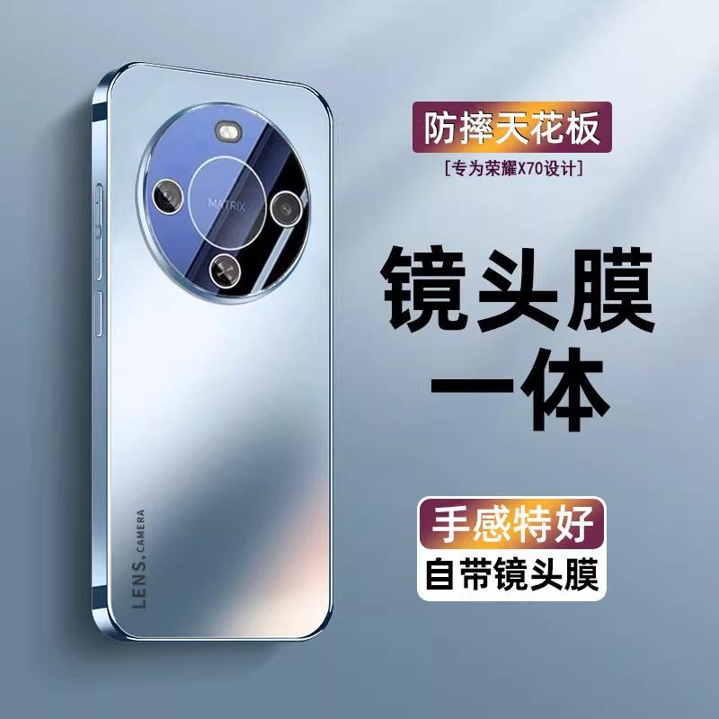 Applicable To Honor X11 Mobile Phone Case, New Electroplated Matte Acrylic Honor X11 Lens All-inclusive Protective Case Por