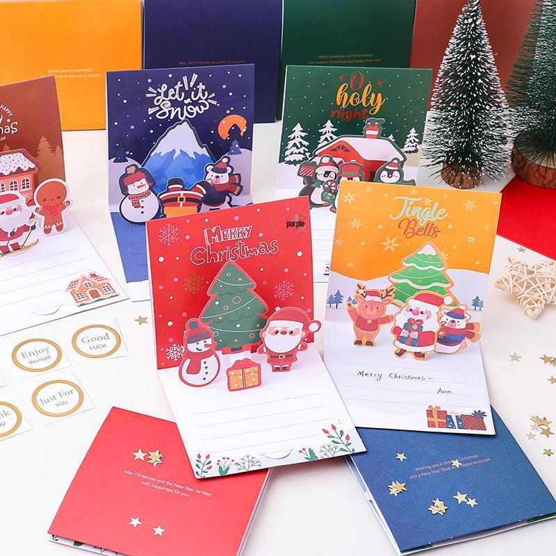 3D Pop-Up Christmas Card: Handmade Thanksgiving Gift for Teachers