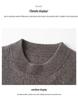 Men's 2025 Winter Wool Sweater: Fashionable Korean Style, Loose Fit, Thickened Round Neck for Middle-Aged and Young Men.