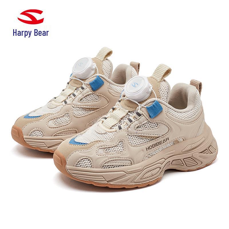 Happy Bear Breathable Mesh Lightweight Unisex Shoes for Spring and Autumn