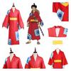 Wano Piece One Land Monkey D Luffy Cosplay Kostyme Kimono Drakt Uniform