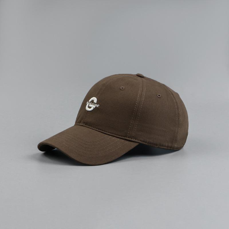 

Versatile embroidered baseball cap Men s enlarged deep top cap Autumn and winter hat Women s outdoor sports sun hat кофейный
