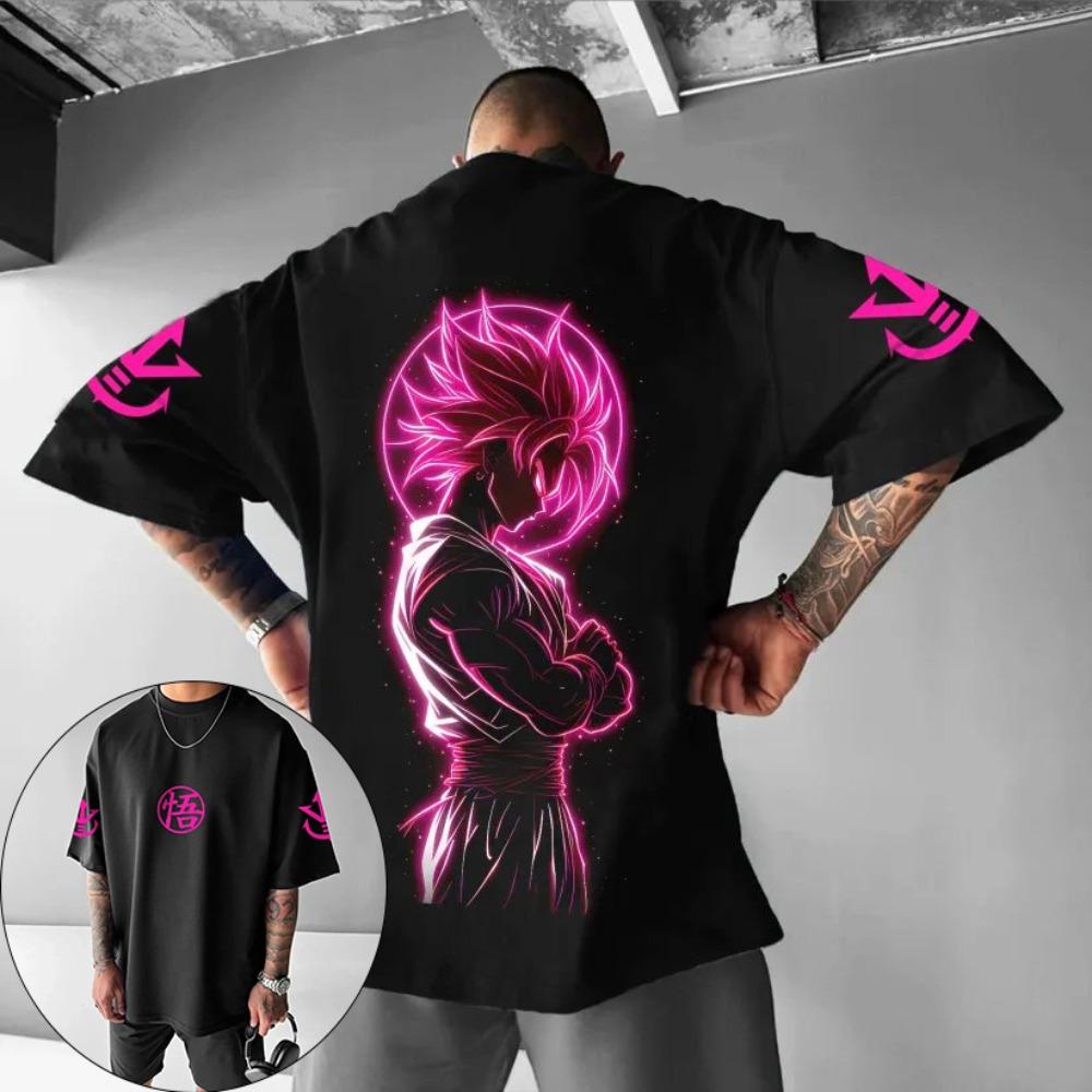 

Dragon Ball Japanese Anime Goku Men s T-shirt Summer Men s Harajuku Casual Short Sleeve 5XL