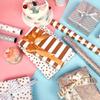 43x300cm Birthday Gift Wrapping Paper Gold Polka Dot Pattern Valentine's Day Bouquet Gift Packaging Paper Party Decoration Paper