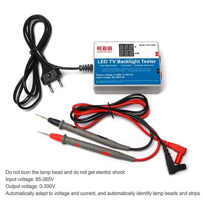 מבחן לד תקע אירופאי/אמריקאי 0-300V פלט מבחן תאורת אחורית לטלוויזיות לד נוריות פס לד תאורת פס מנורה כלי בדיקה מכשירי מדידה