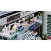 KATO N Gauge Unitram Straight Track Plate 186mm 40-014, Multicolor