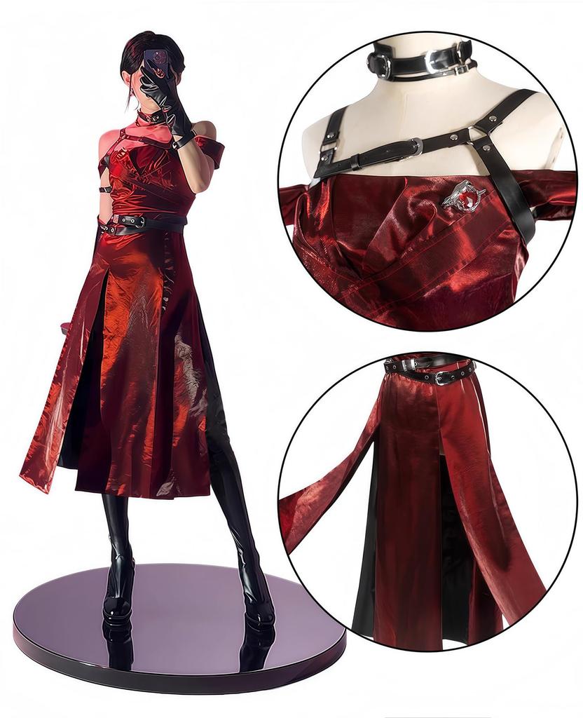 Koi To Shinsou Cosplay Protagonist and Female Protagonist Shinsou Hunter Koi Shinsou Cosplay Combat Uniform Popular Game Costume Blackout [NOKIJP]