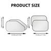 SEAMETAL 2pcs Car Sunshade Cover Universal Windscreen Folding Visor Reflector Windshield Auto Window Sun Shade Protector Accessories