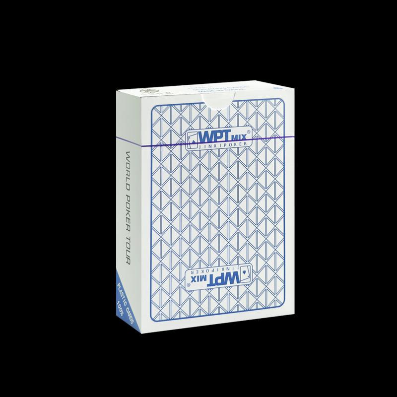 WPT Texas Hold'em High-Grade Plastic Playing Cards, Waterproof & Anti-Fold, Double-Sided Frosted, Full Box.