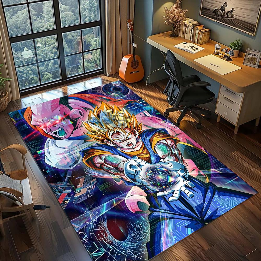 Dragon Ball!Rug Carpet Large Area Rug Non Slip Washable Floor Mat Gamer Room Bedroom Home Decor