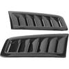 2pcs Universal Hood, Car Engine Vent Hood, Air Valve Cover Vent Hood, Car Exterior Parts for Focus RS MK2 (Carbon Fiber)