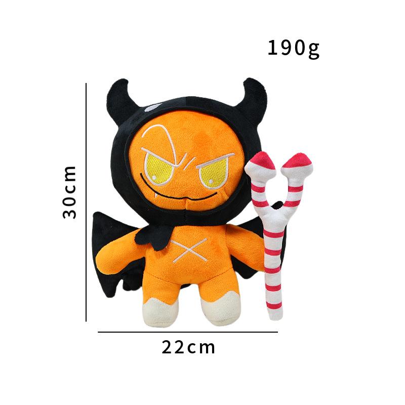 

Новая игра для вечеринки Egg Boy, 12 дюймов, плюшевая кукла Cookie Run Kingdom Devil, совершенно новый реквизит оранжевый