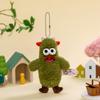 Creative funny egg-laying chicken plush bag pendant key ring doll pendant ugly cute doll plush mobile phone holder