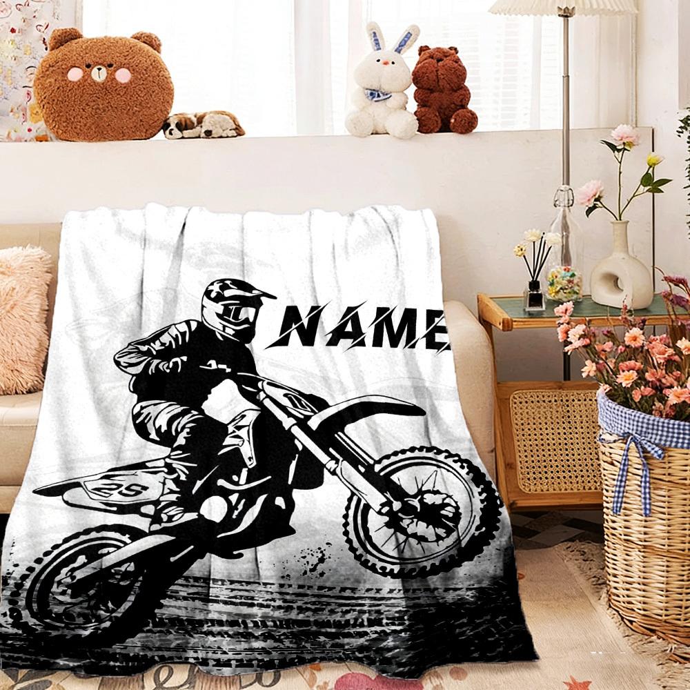 Customize Your Name Home Blankets Comfortable Soft Lightweight Allseason Multipurpose Blanket For Picnics Sofas Offices Beds Living Rooms Perfect Gift