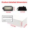 License Plate Lamp Compatible with Ford Galaxy Focus Fiesta Kuga C MAX LED Car Accessories Auto Parts Lighting System