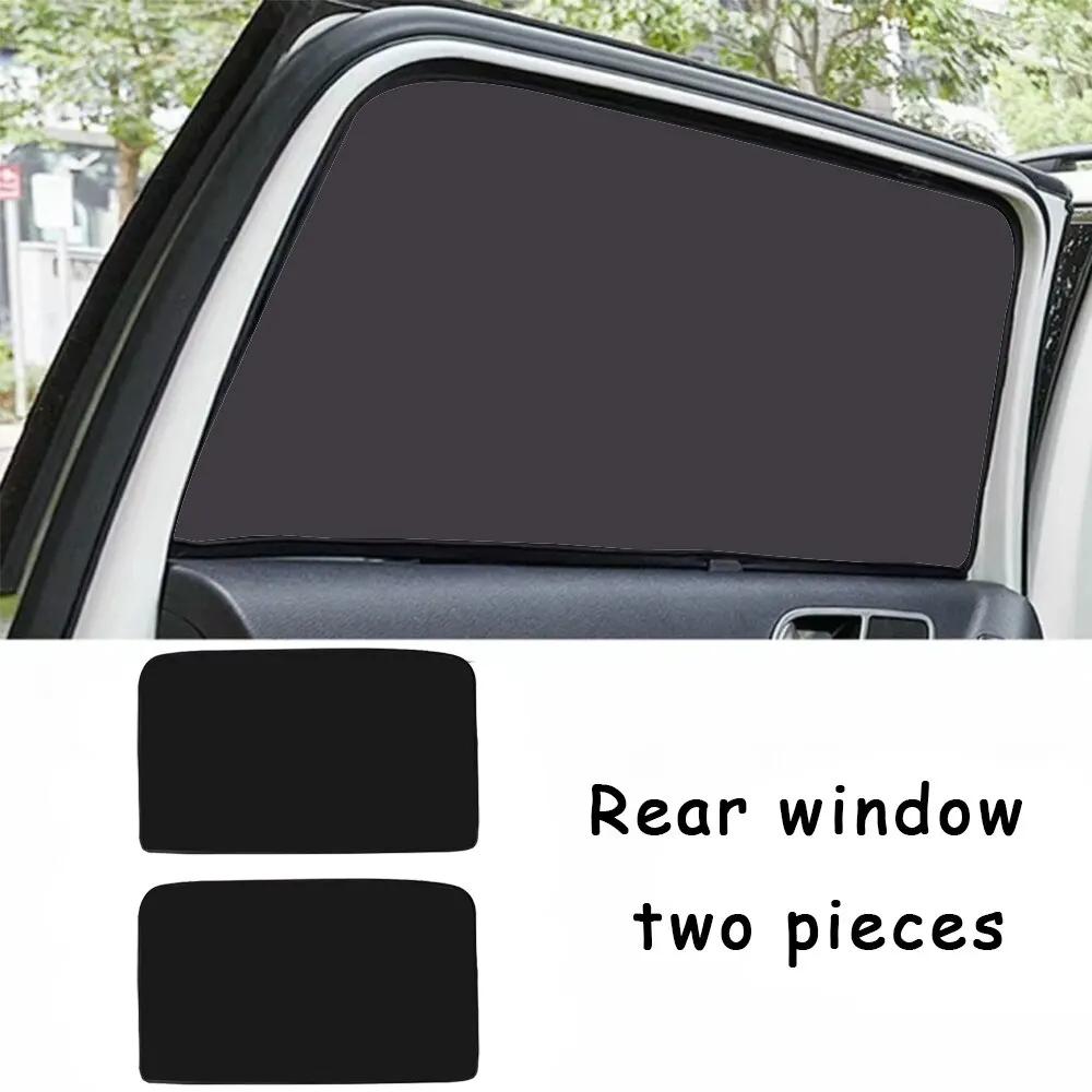 2PCS Universal Car Sunshade – Magnetic Suction Insulation Cloth for Side Windows, Heat Protection & UV Block