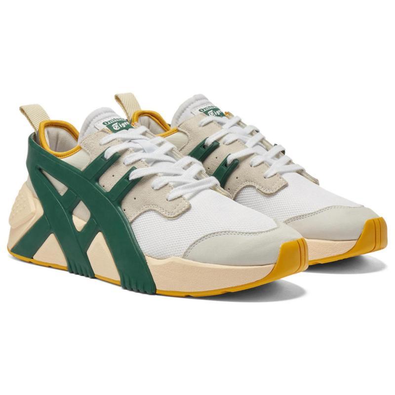 Onitsuka Tiger Big Logo Trainer 'White Green' Sneakers 1183A795-102