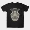 Men Black Print T-shirt Mastodon No-Cut Transfer Paper Print Cotton Tshirt