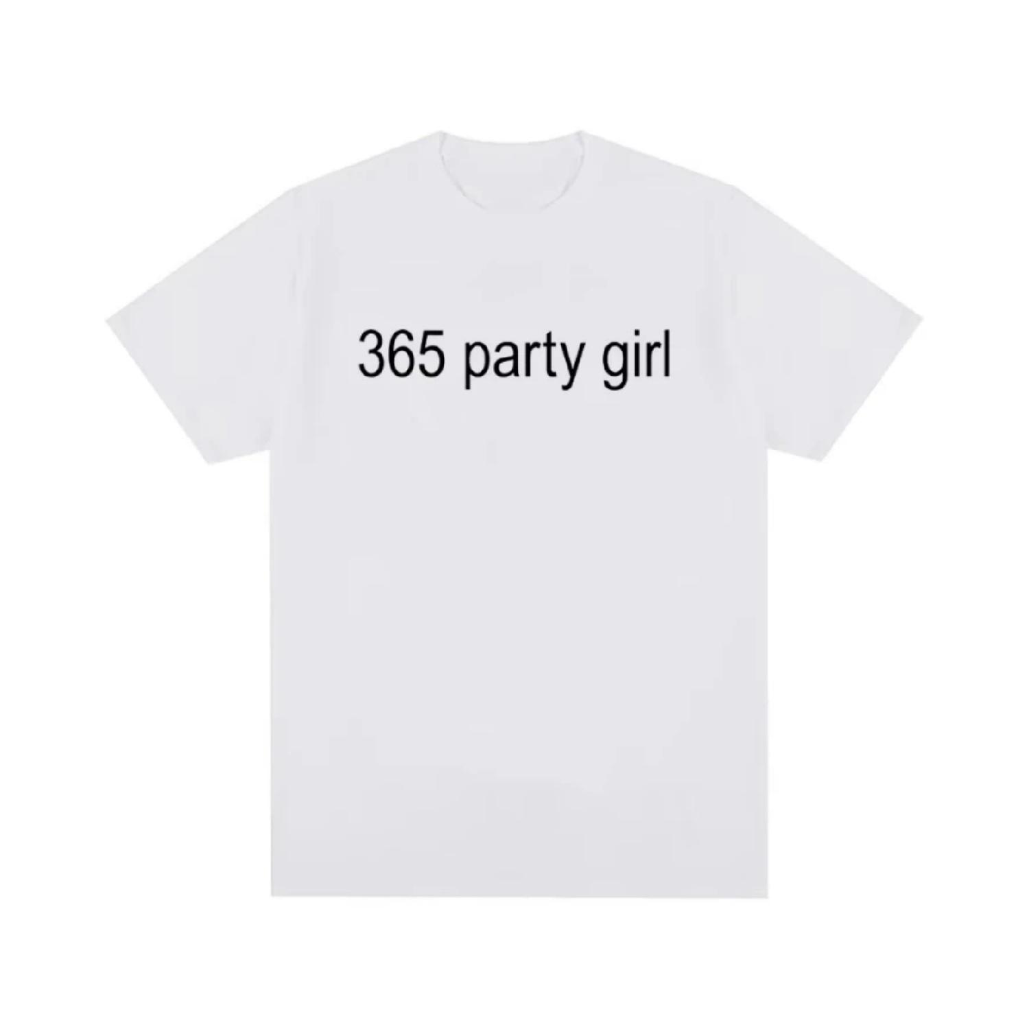 

365 Party Girl Charli XCX Brat 360 Album T Shirt Men s Women Fashion Harajuku T-shirt Cotton Casual Cozy Oversized T-shirts XXXXXL чорний