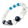 Wählen Sie aus 2 Typen Niedliches Damen 8mm Elegantes Naturstein Kraftstein Armband Kristallquarz Rissquarz Geld Glück Arbeitsglück Beziehungen Liebesglück