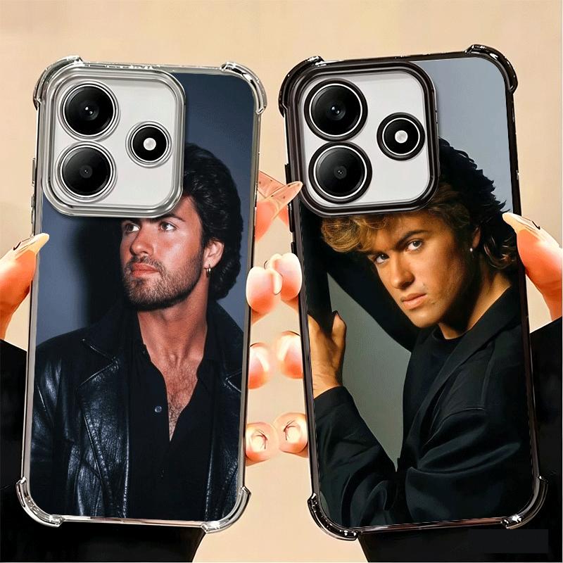 George Michael Soft Phone Case For Xiaomi Poco X7 X8 Pro Max X6 X5 X3 F8 Ultra F7 M8 M7 M5S Redmi 15C 15A 15 14C 13C 12C 13 12