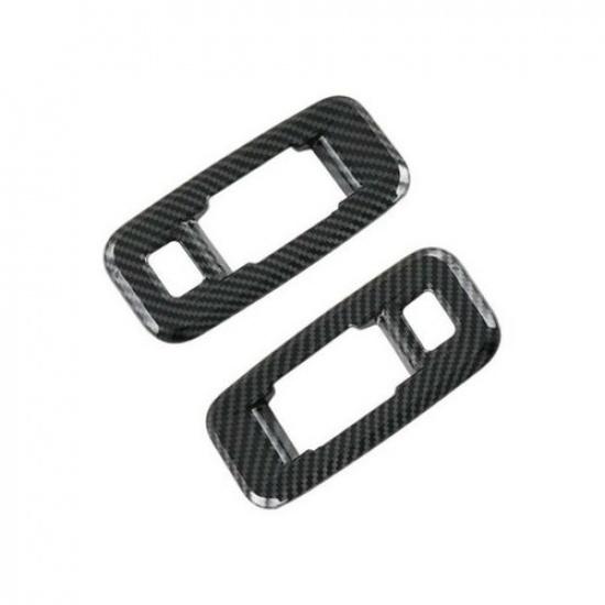 Carbon Fiber Rear Reading Light Lamp Framel Cover Trim For Toyota Sienna 2021-23