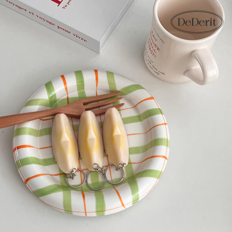 Rabbit Apple Snack Keychain Fruit Food Bag Friend Gift Birthday Rabbit Apple Slice Keychain