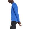 Men's New Balance T-Shirts Men's Blue Crew Neck Moderate Straight Fit