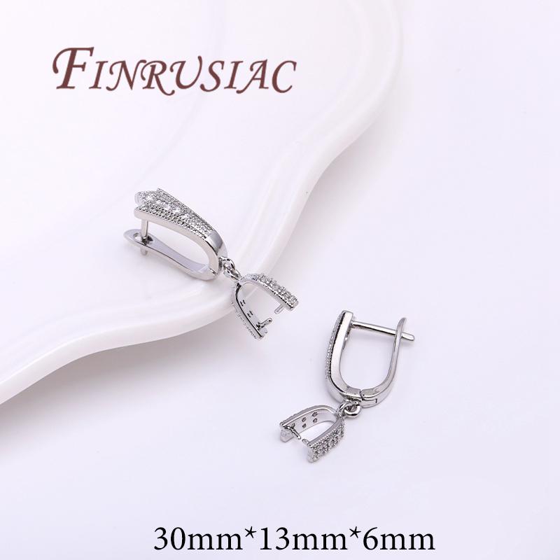 

DIY Earrings Accessories,18K Gold Plated Earring Hooks Clasp with Pinch Bails Findings,Earwires Fasteners Earrings Fixtures 1 pair